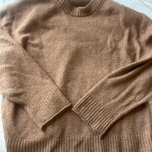 brown sweater